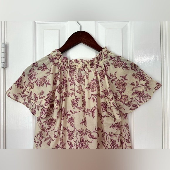 Christy Lynn Gigi Blouse in Raspberry Floral Medium - Picture 6 of 10